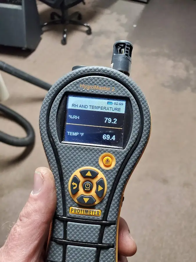 Moisture meter humidity assessment for Mold Remediation & Removal in Massac
